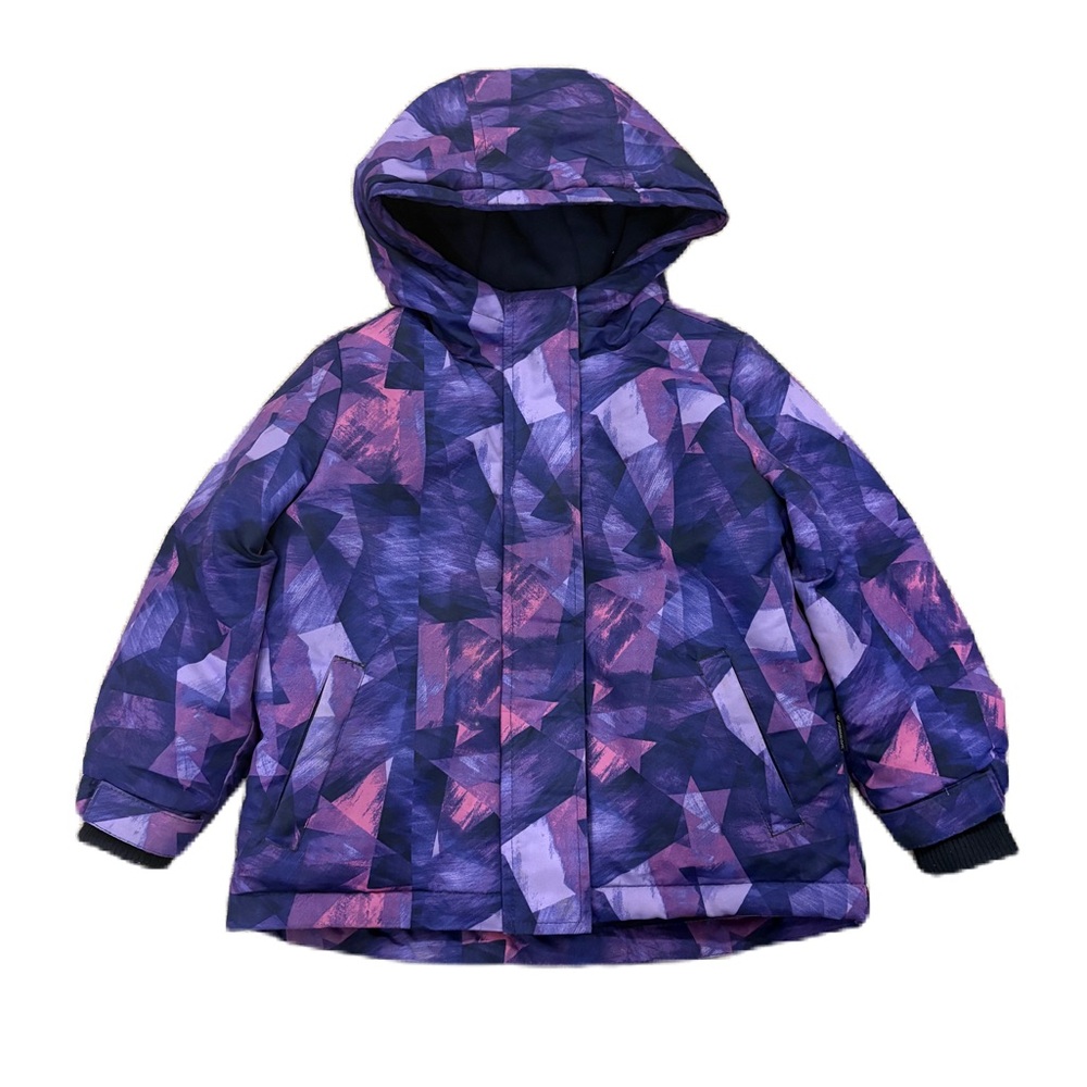 Joe Fresh Kids Purple and Pink Patterned Jacket - Size 3